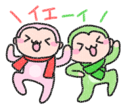 Pastel monkey2016 sticker #9246519