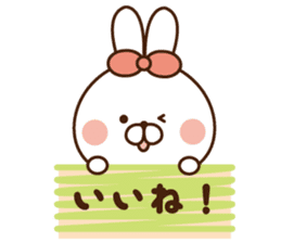 Mr. rabbit who can be used, 2. sticker #9246576