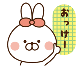 Mr. rabbit who can be used, 2. sticker #9246577