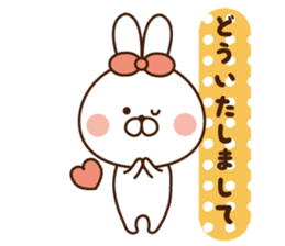 Mr. rabbit who can be used, 2. sticker #9246579