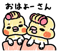 Too thick Cockateel sticker #9247162