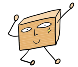 Human face bamboo shoots sticker #9247405