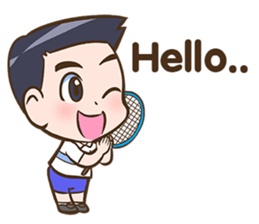 We love badminton. sticker #9247688