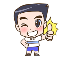 We love badminton. sticker #9247699