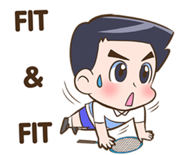 We love badminton. sticker #9247708