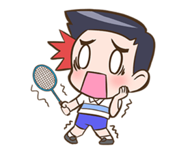 We love badminton. sticker #9247720