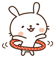 Cute selfish rabbit 5 sticker #9248331