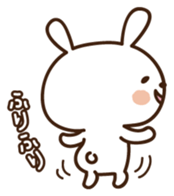 Cute selfish rabbit 5 sticker #9248343