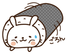 Cute selfish rabbit 5 sticker #9248363