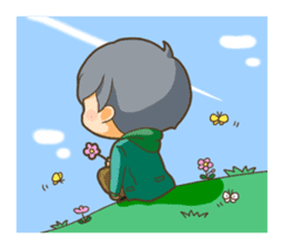 Younger boys sticker #9248601