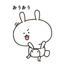 Mr. cheeky rabbit sticker #9248650