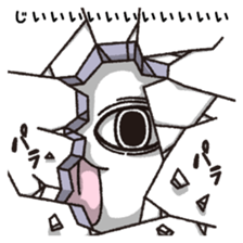 Mr. cheeky rabbit sticker #9248663