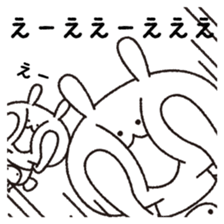 Mr. cheeky rabbit sticker #9248665