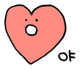 Heartful HEART-san with friends 3 sticker #9248688