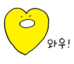 Heartful HEART-san with friends 3 sticker #9248689