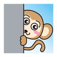 monkey Sticker [sarusuta] sticker #9248794