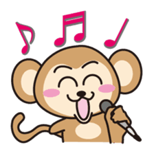 monkey Sticker [sarusuta] sticker #9248798