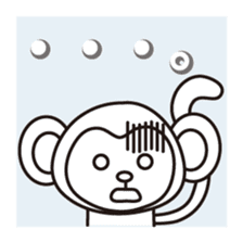 monkey Sticker [sarusuta] sticker #9248799