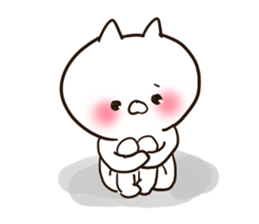 The smile of cat 2 sticker #9249255