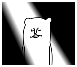 Sticker of white creatures sticker #9249983