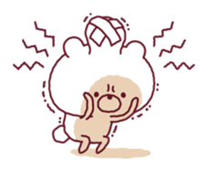 Freedom bear ! sticker #9250291