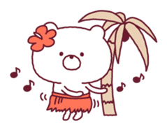 Freedom bear ! sticker #9250308