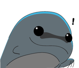 Dolphin Koo-chan<everyday conversation2> sticker #9250371