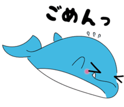 Dolphin Koo-chan<everyday conversation2> sticker #9250383
