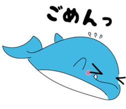 Dolphin Koo-chan<everyday conversation2> sticker #9250383