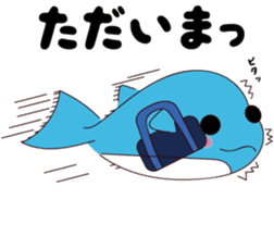 Dolphin Koo-chan<everyday conversation2> sticker #9250391