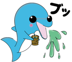 Dolphin Koo-chan<everyday conversation2> sticker #9250402