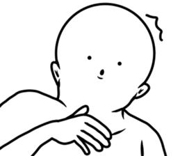 white dangerous guy 4 sticker #9250718