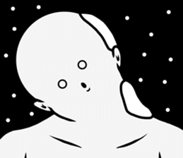 white dangerous guy 4 sticker #9250724