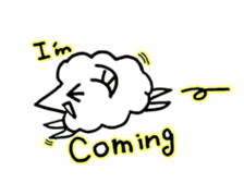 Anytime sheep 2 sticker #9250742