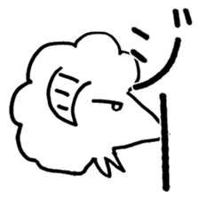 Anytime sheep 2 sticker #9250754