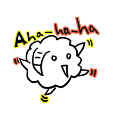 Anytime sheep 2 sticker #9250766