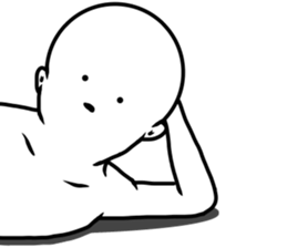 white dangerous guy 3 sticker #9251135