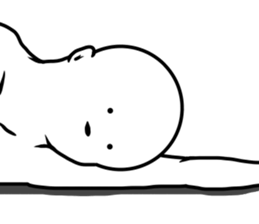 white dangerous guy 3 sticker #9251136