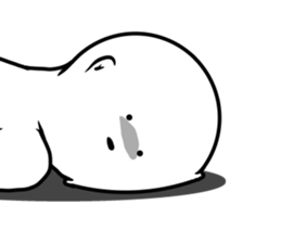 white dangerous guy 3 sticker #9251138