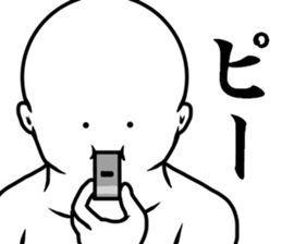 white dangerous guy 3 sticker #9251150