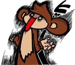 SARU 1gou sticker #9252085