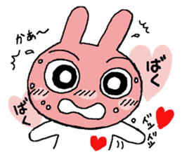 Rabbit pretty with all efforts 2 sticker #9252101