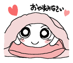 Rabbit pretty with all efforts 2 sticker #9252127