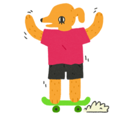 The dogs life sticker #9252492