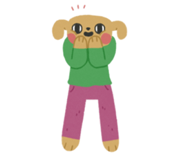 The dogs life sticker #9252496