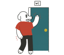 The dogs life sticker #9252507