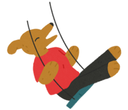 The dogs life sticker #9252512