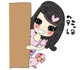 Pink cute sticker #9252941