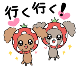 Good friend poodle sticker #9252968