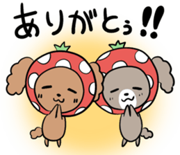 Good friend poodle sticker #9252970